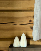 Candle set "Plisse"