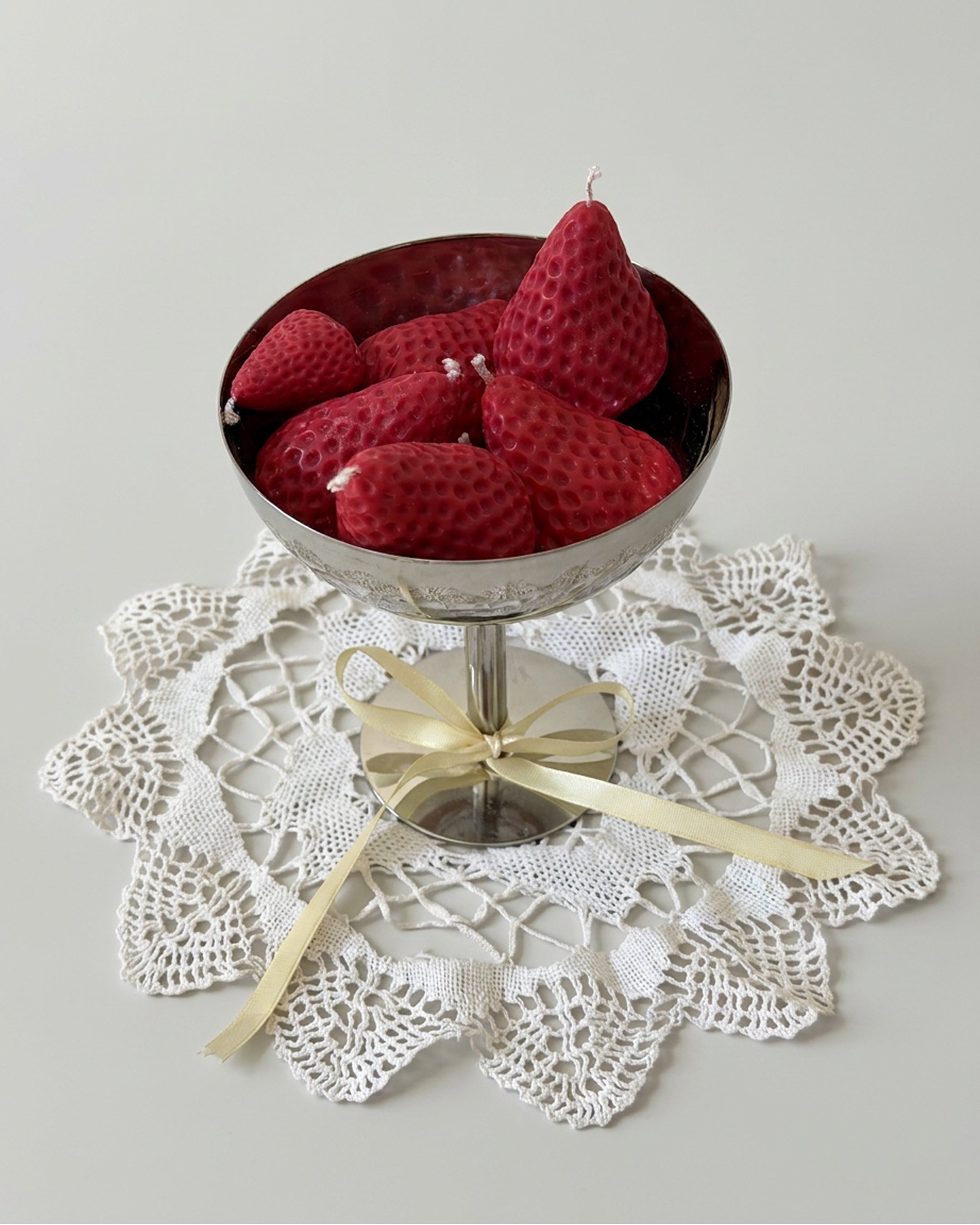 Candle set "Strawberries"