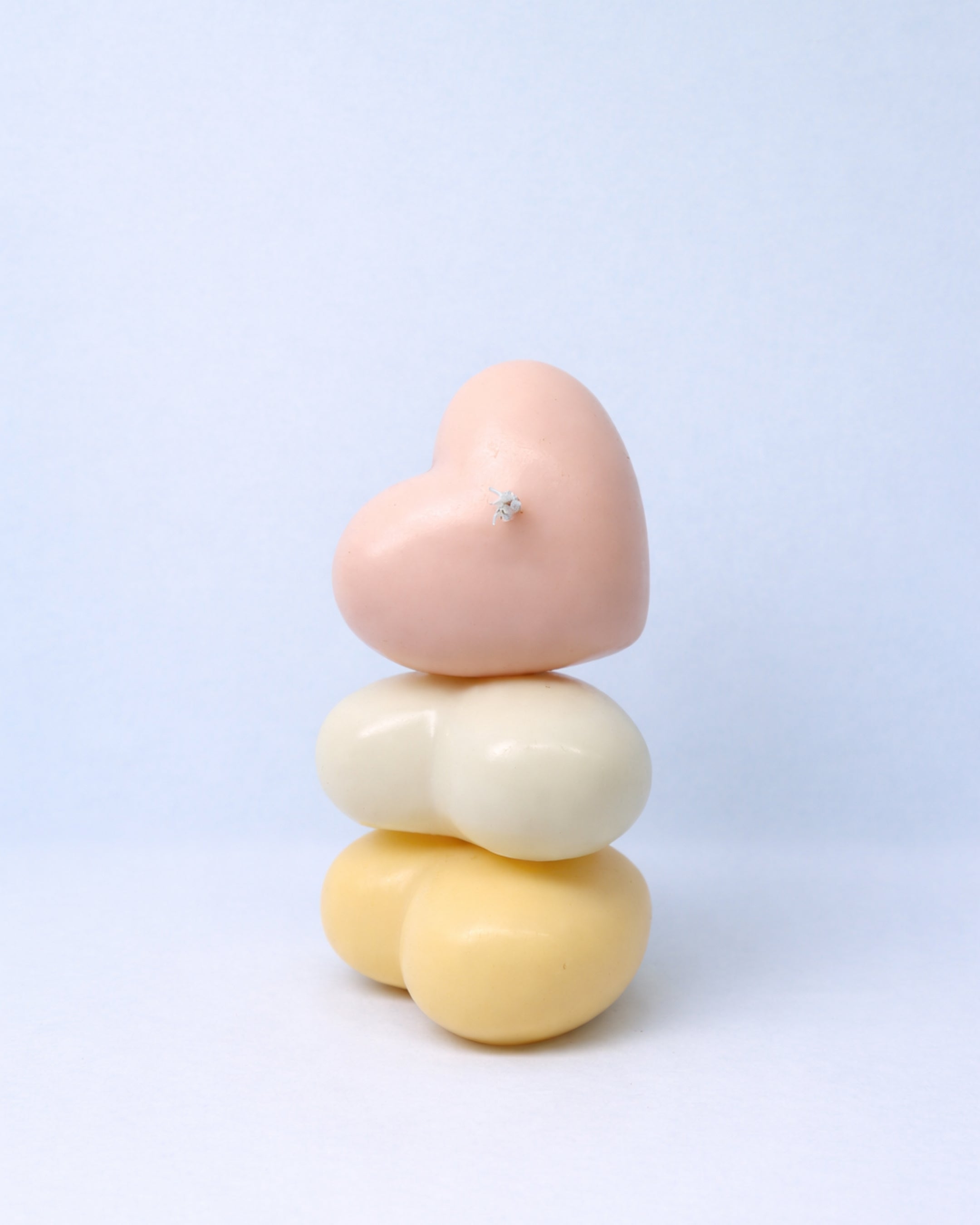 Candle set  "Three Hearts"