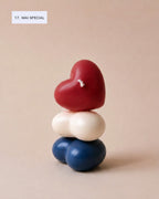 Candle set  "Three Hearts"