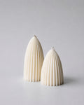 Candle set "Plisse"