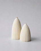 Candle set "Plisse"