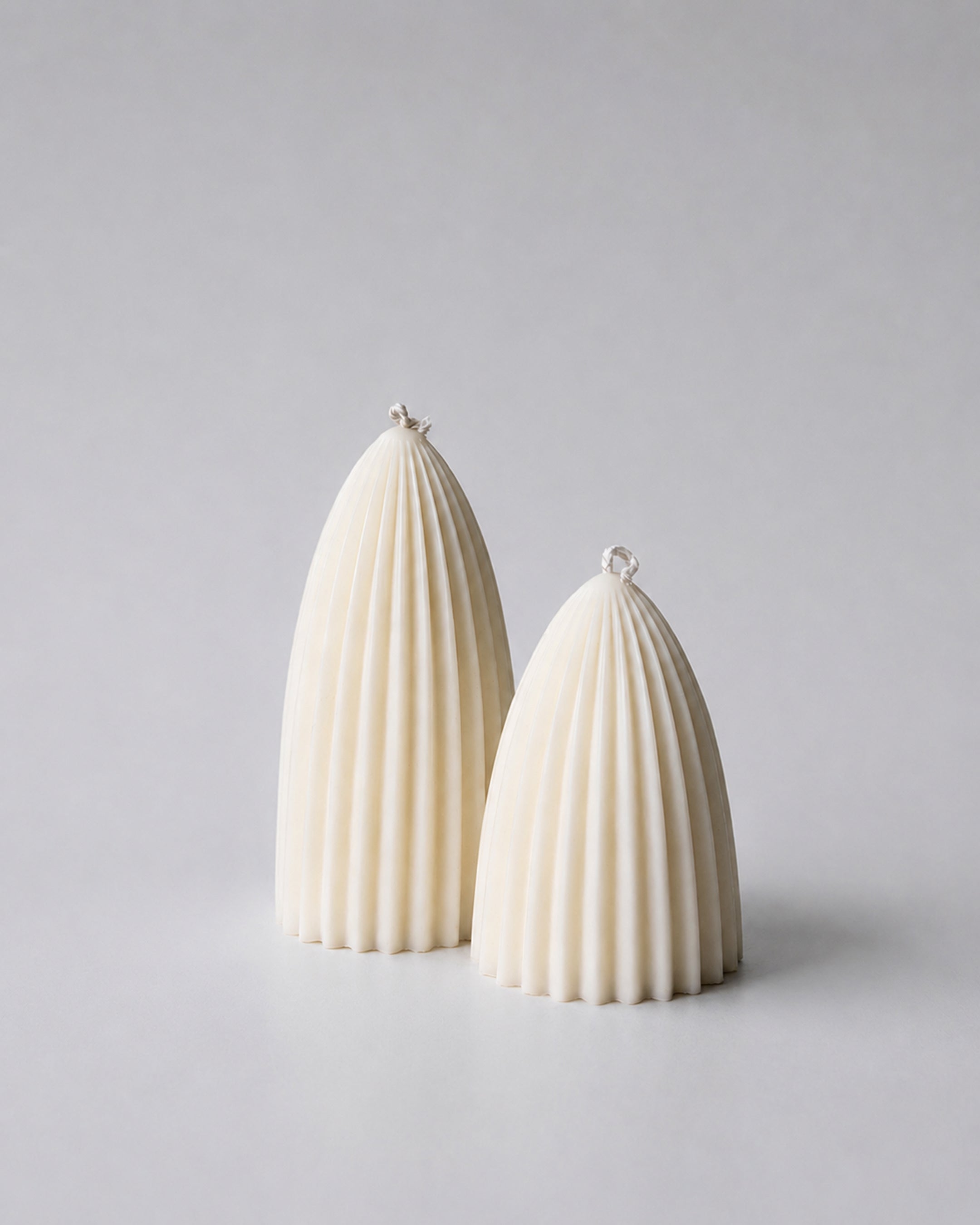 Candle set "Plisse"